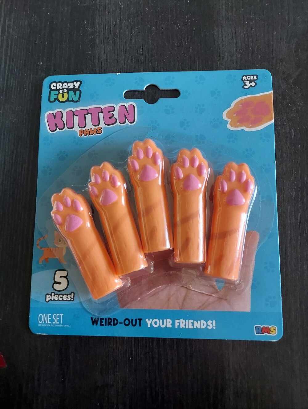 Kitten Paws Toy Set - Orange